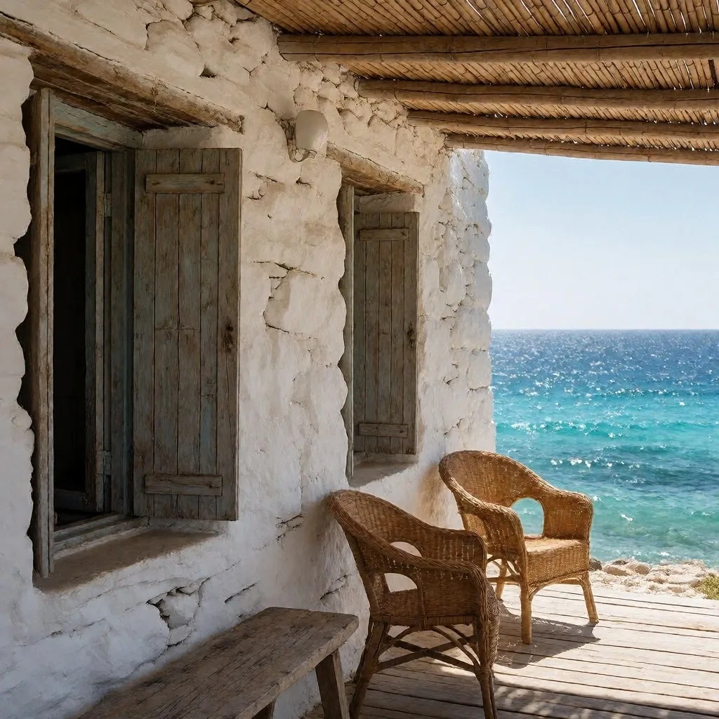 White-washed coastal villa on the Azure Coast